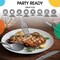 Exquisite Polished Plastic Silverware – 150 Pcs Heavy Duty Cutlery Set – 50 Each of Forks, Knives & Spoons – Disposable Utensil Set for Parties, Events & Catering – Flatware Set by Party Solids